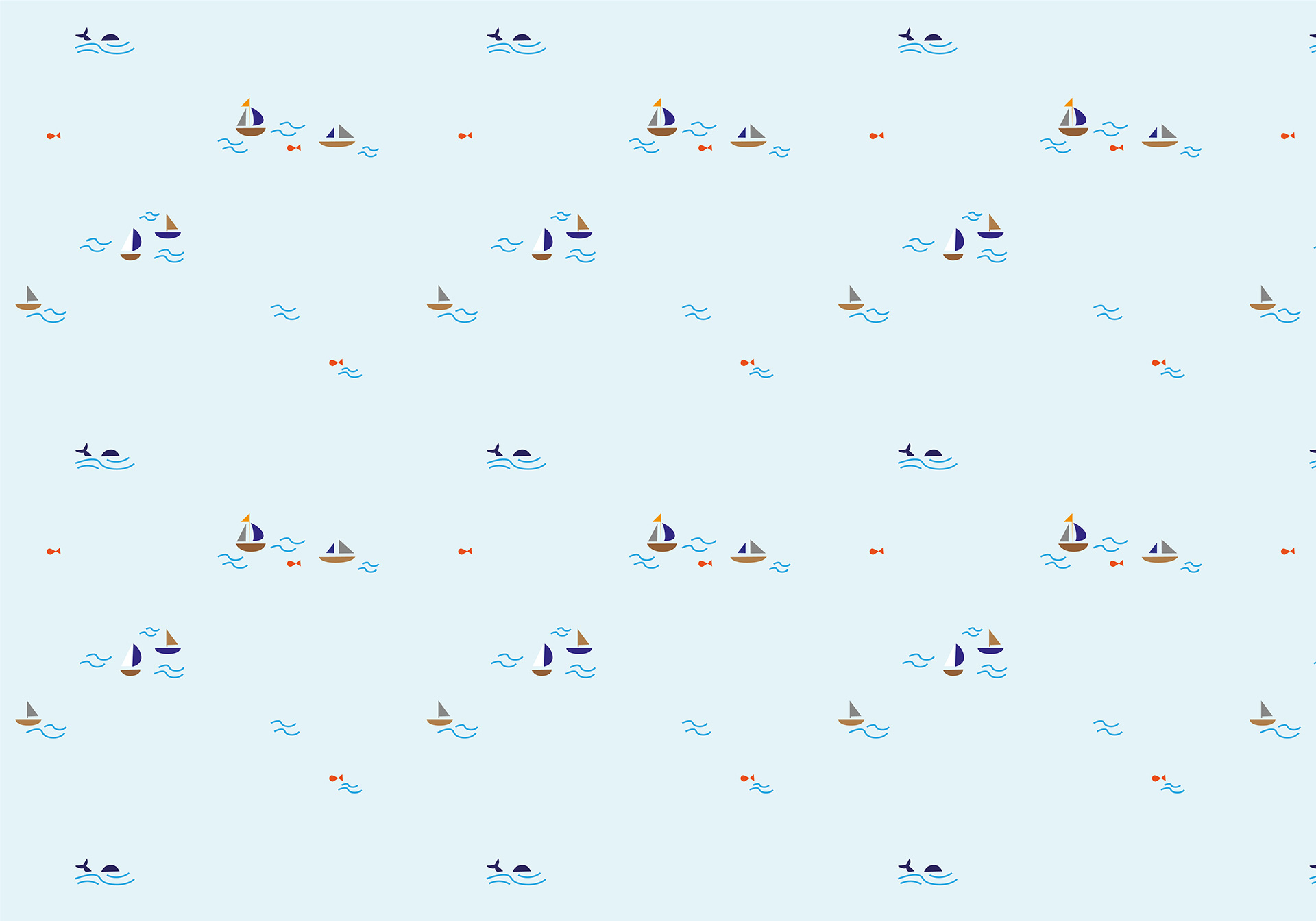 Bateau sur l'eau bleu