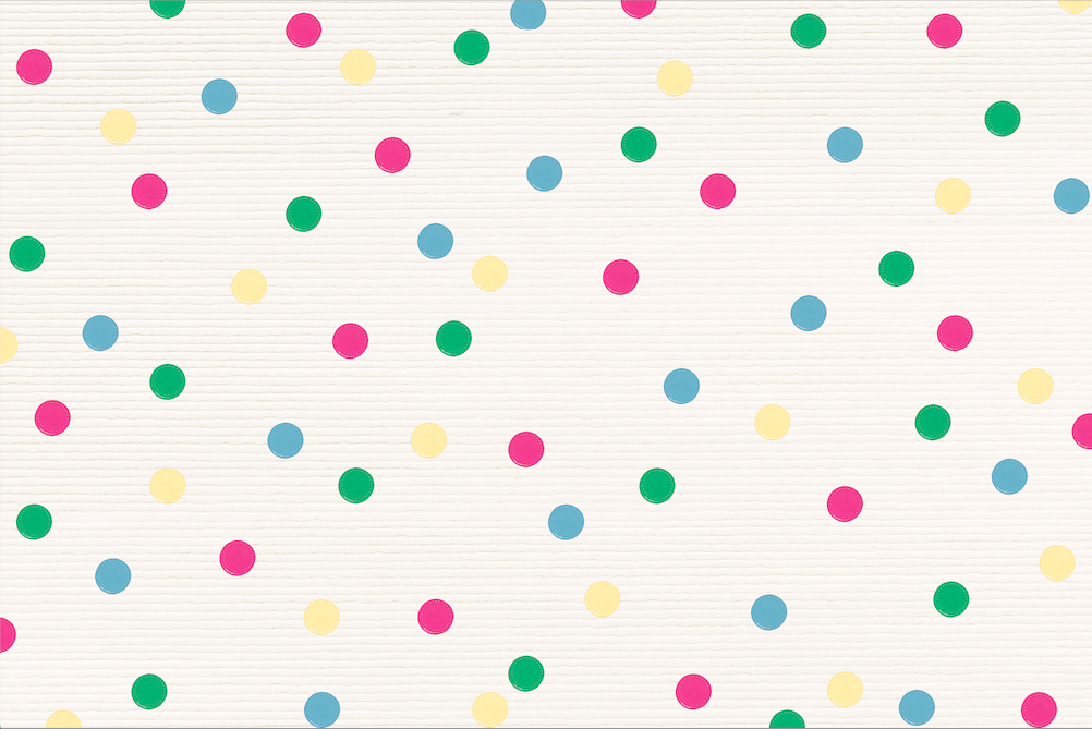 Motifs pois colorés