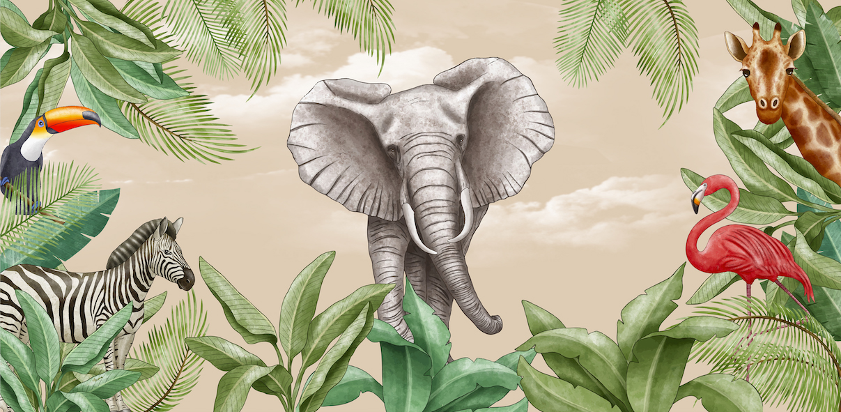 Éléphants savane